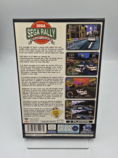 Sega Saturn Spiel Sega Rally Championship mit OVP und Anleitung Multi Language 