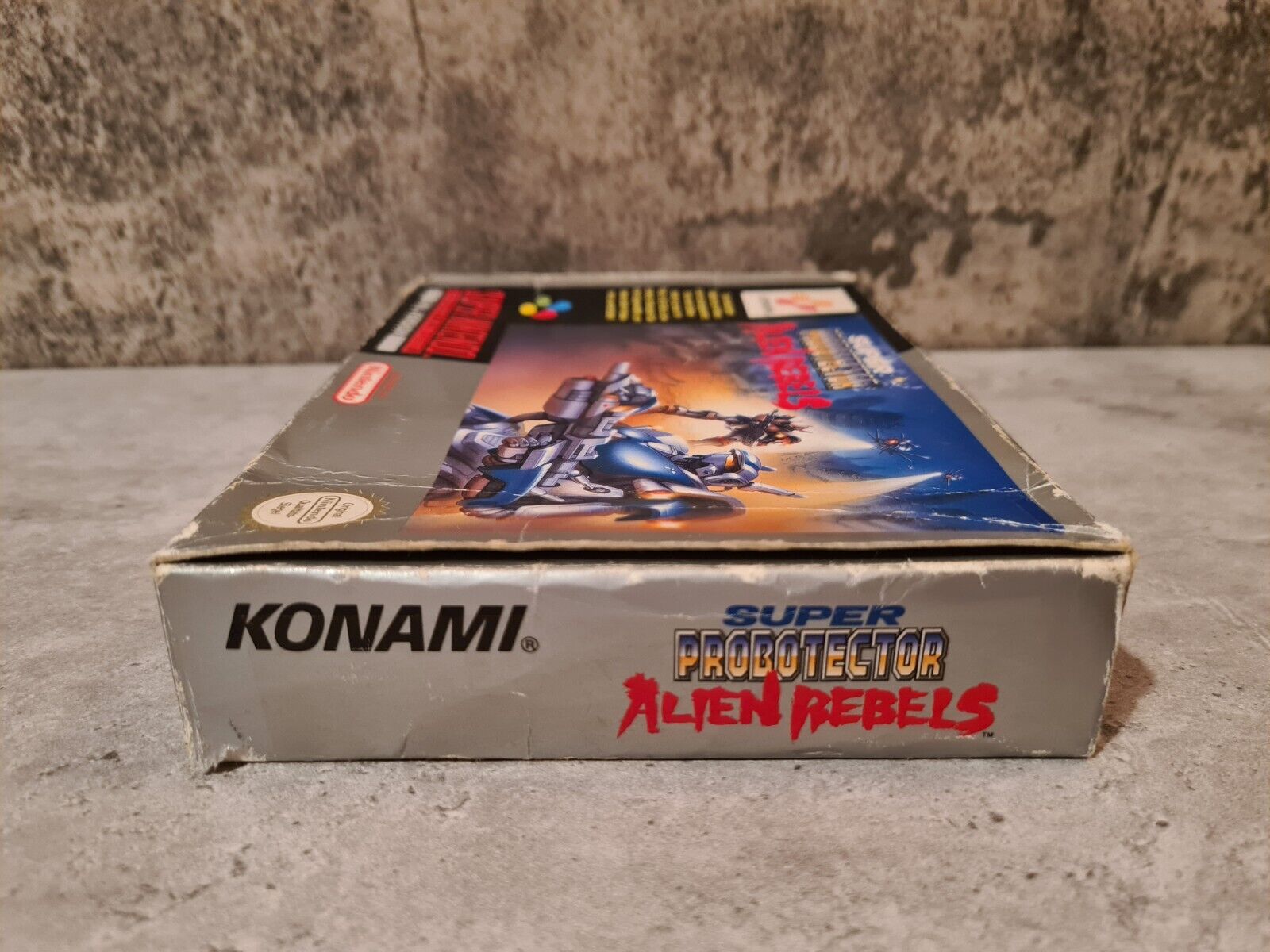 SNES Super Nintendo Super Probotector Alien Rebels mit OVP und Anleitung NOE - T-Retro-Games 