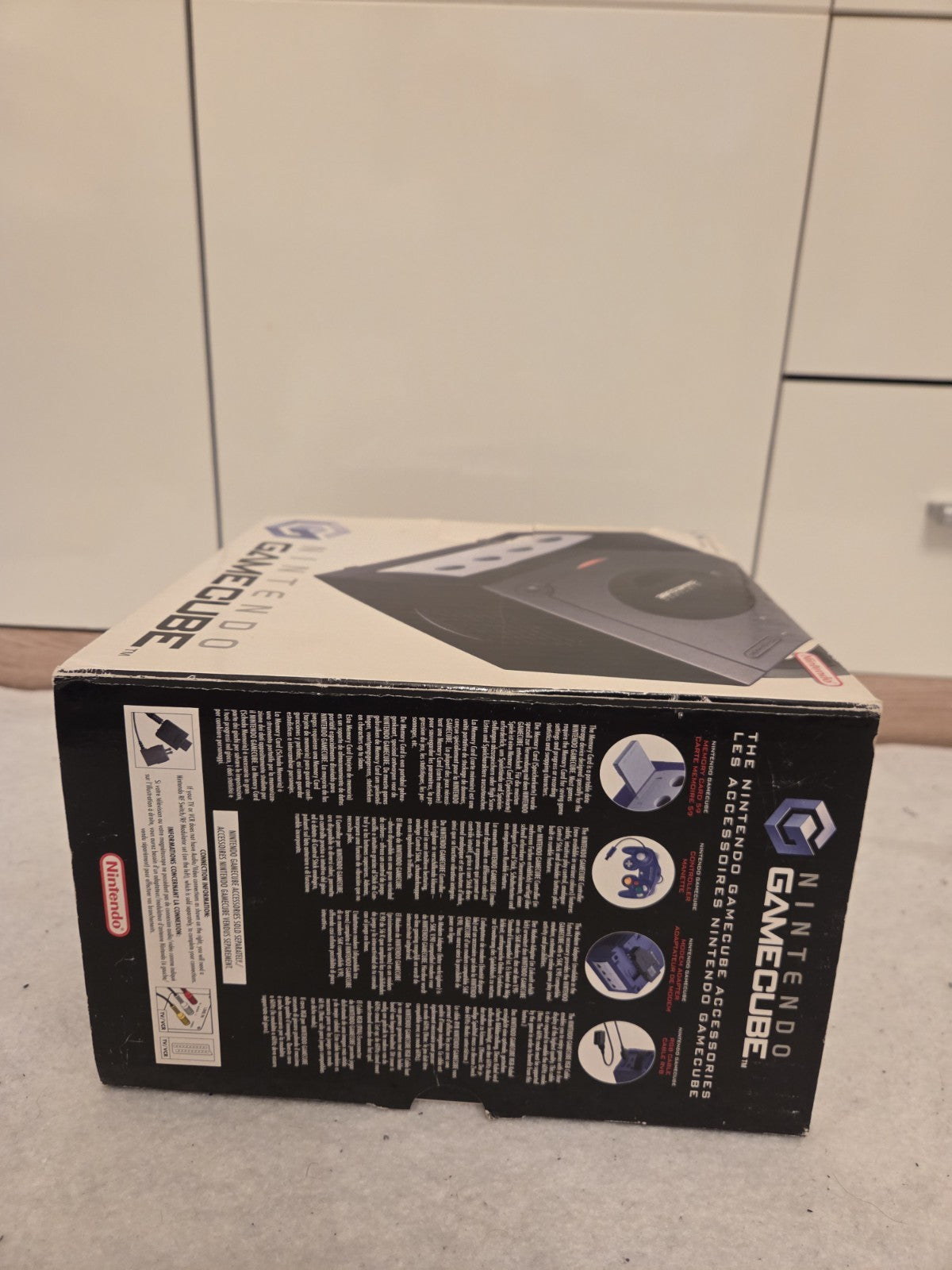 Nintendo GameCube Konsole Console Schwarz Black mit Controller + Kabeln OVP