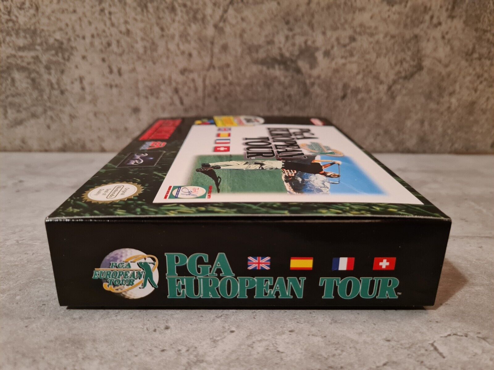 SNES Super Nintendo PGA European Tour New Old Stock Neu unbenutzt EUR - T-Retro-Games 
