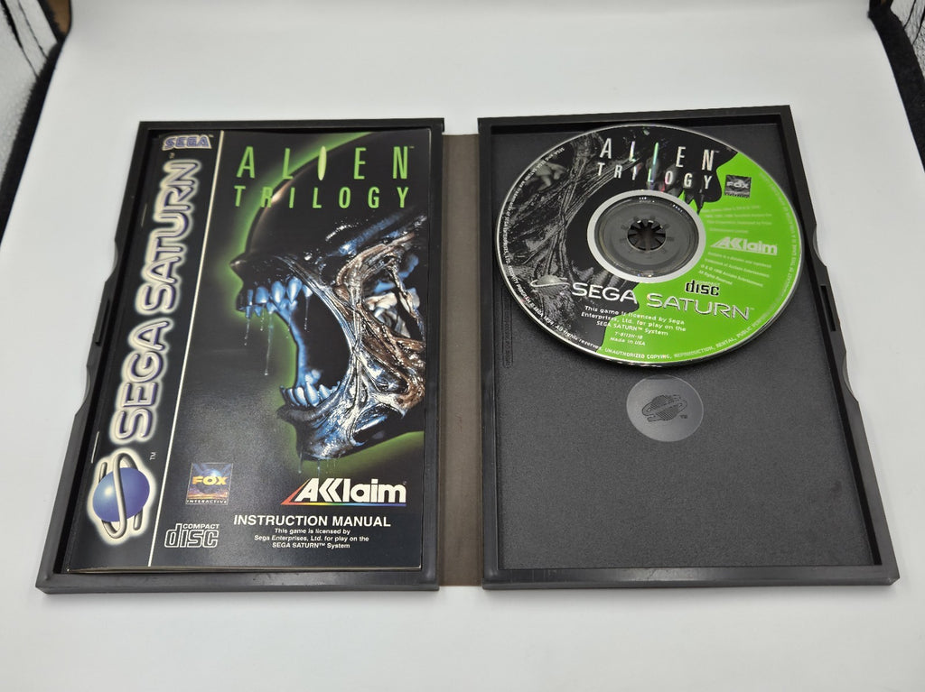 Sega Saturn Spiel Alien Trilogy mit OVP und Anleitung Multi Language 