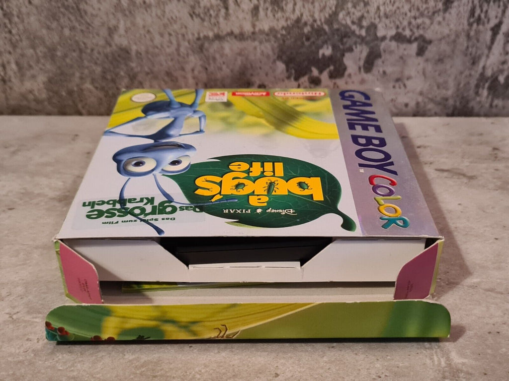 Game Boy Color Disney Pixar a Bug's Life mit OVP und Anleitung + Poster EUR - T-Retro-Games 