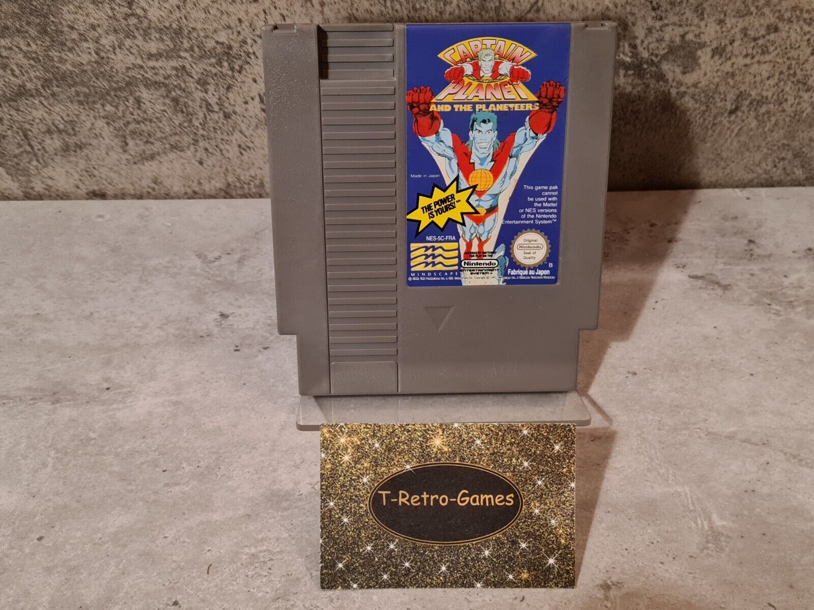 Nintendo NES Captain Planet and the Planeteers Modul FRA - T-Retro-Games 