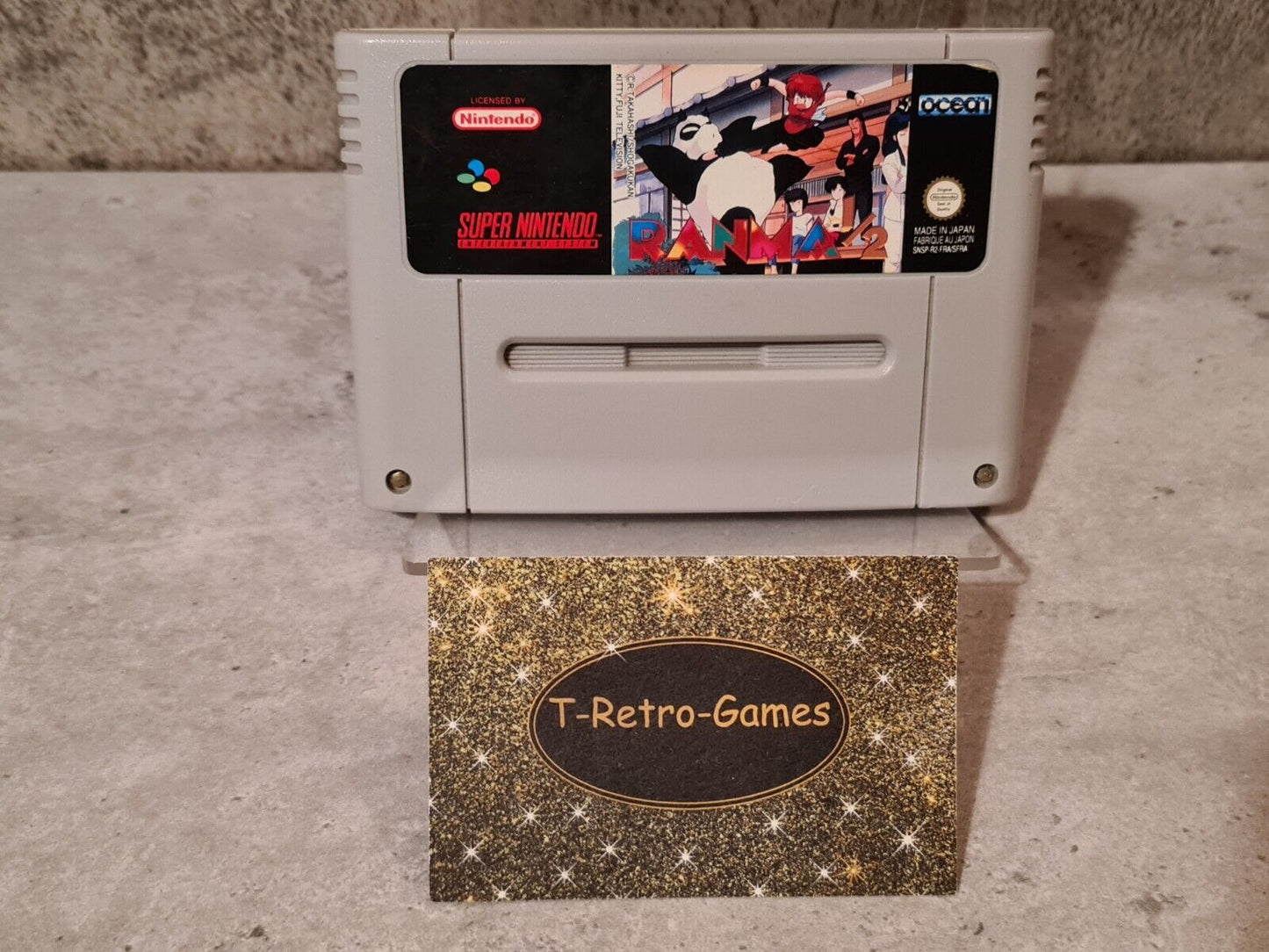 SNES Super Nintendo Ranma 1/2 Modul FRA/SFRA - T-Retro-Games 