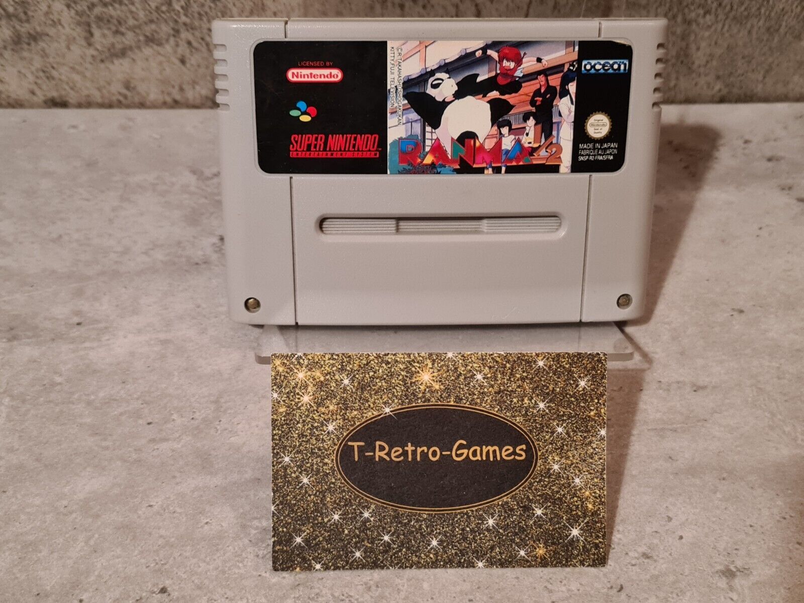 SNES Super Nintendo Ranma 1/2 Modul FRA/SFRA - T-Retro-Games 