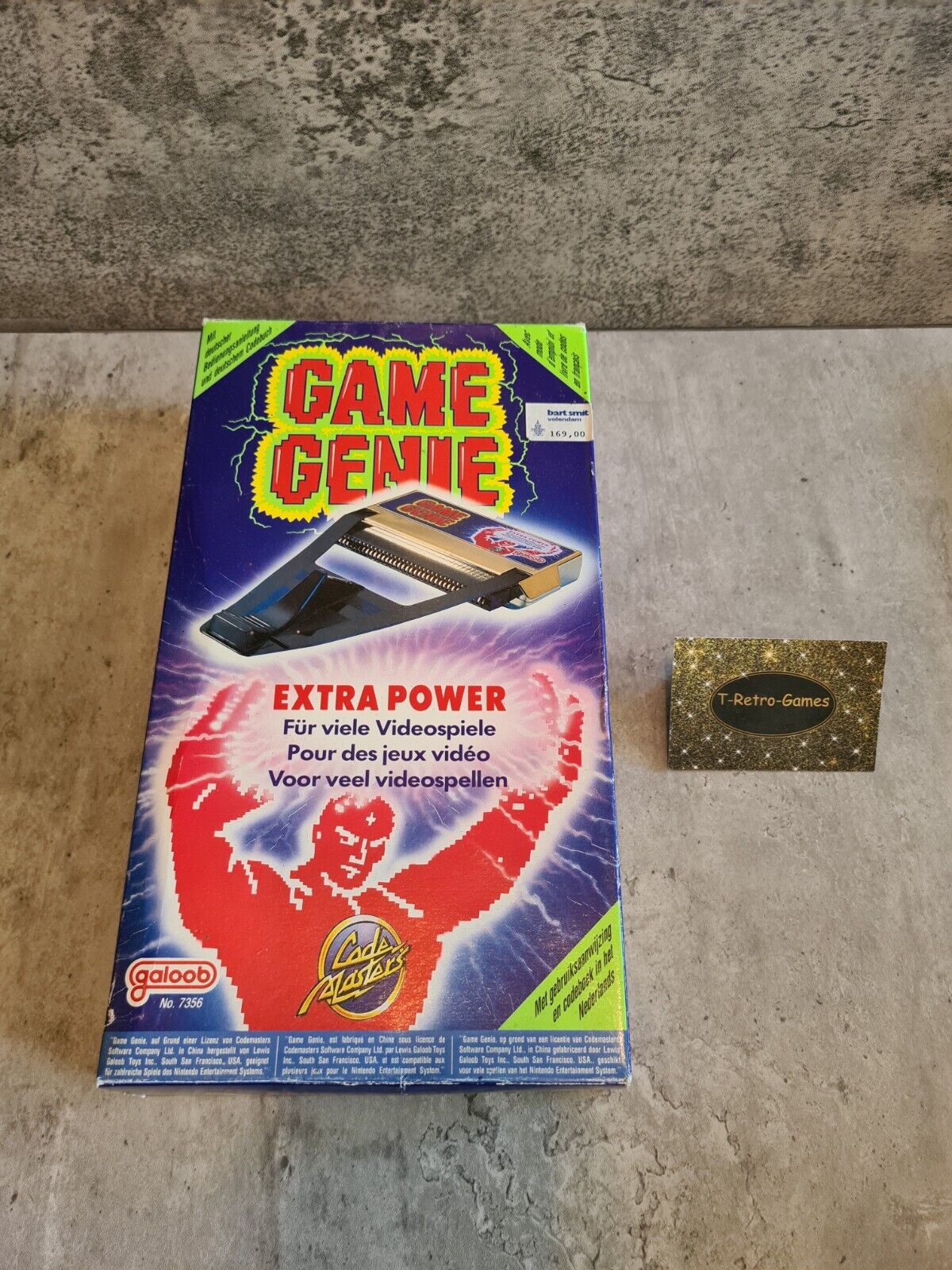 Nintendo NES Game Genie Adapter New Old Stock - T-Retro-Games 