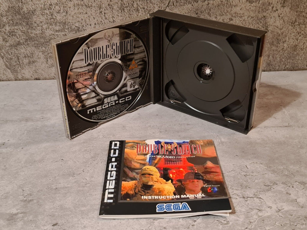Sega Mega-CD Double Switch mit OVP und Anleitung Multi Language - T-Retro-Games 