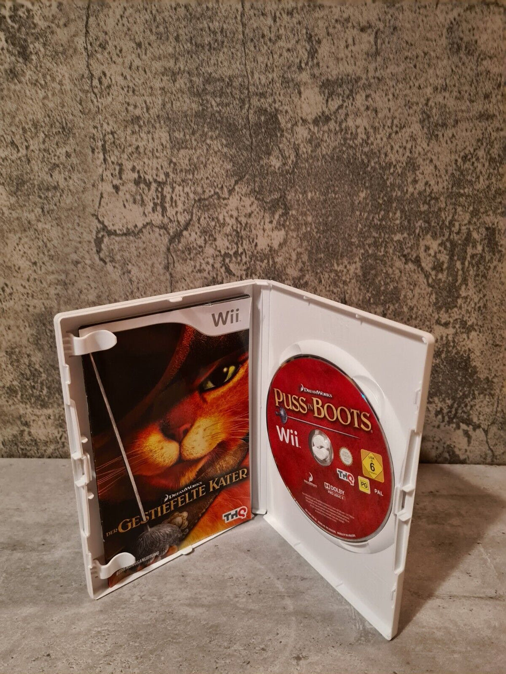 Nintendo Wii Spiel Der Gestiefelte Kater mit OVP und Anleitung GER - T-Retro-Games 