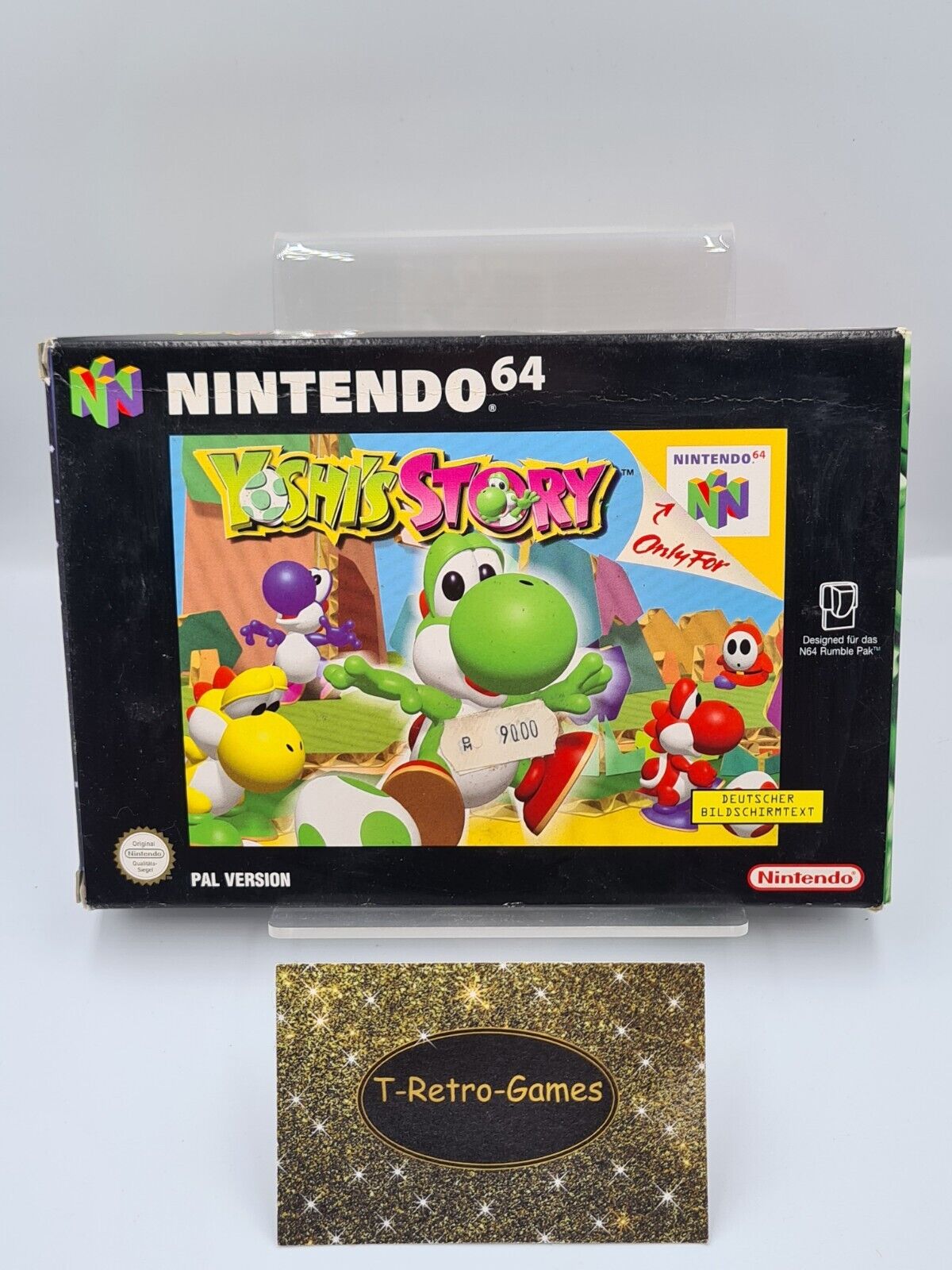 N64 Nintendo 64 Yoshi's Story mit OVP und Anleitung NOE - T-Retro-Games 