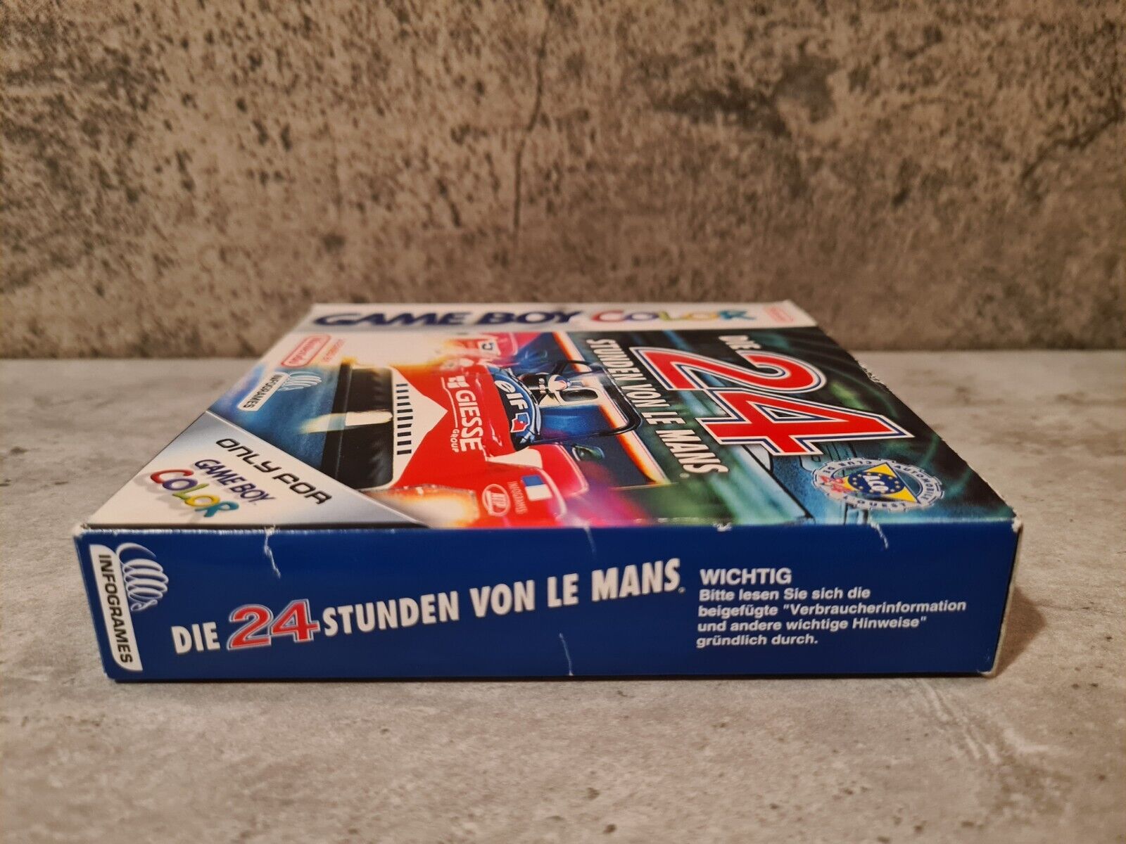 Gameboy Color Spiel Die 24 Stunden von Le Mans mit OVP und Anleitung NOE - T-Retro-Games 