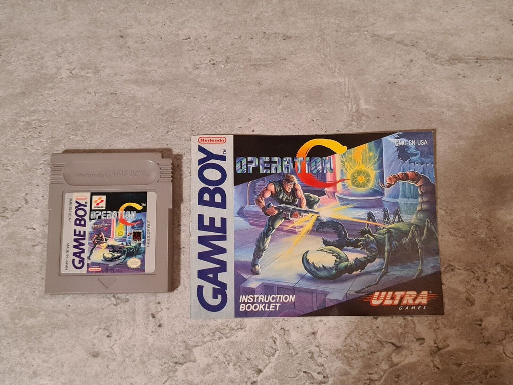 Nintendo Game Boy Classic Operation C mit OVP und Anleitung USA - T-Retro-Games 
