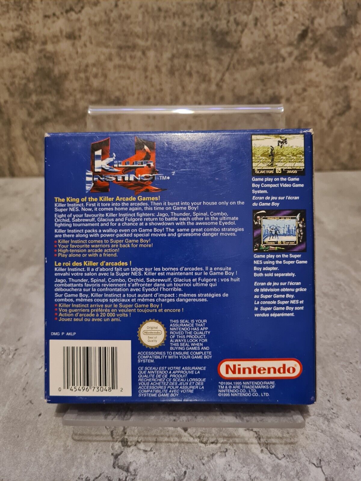 Nintendo Game Boy Classic Killer Instinct mit OVP und Anleitung FAH - T-Retro-Games 