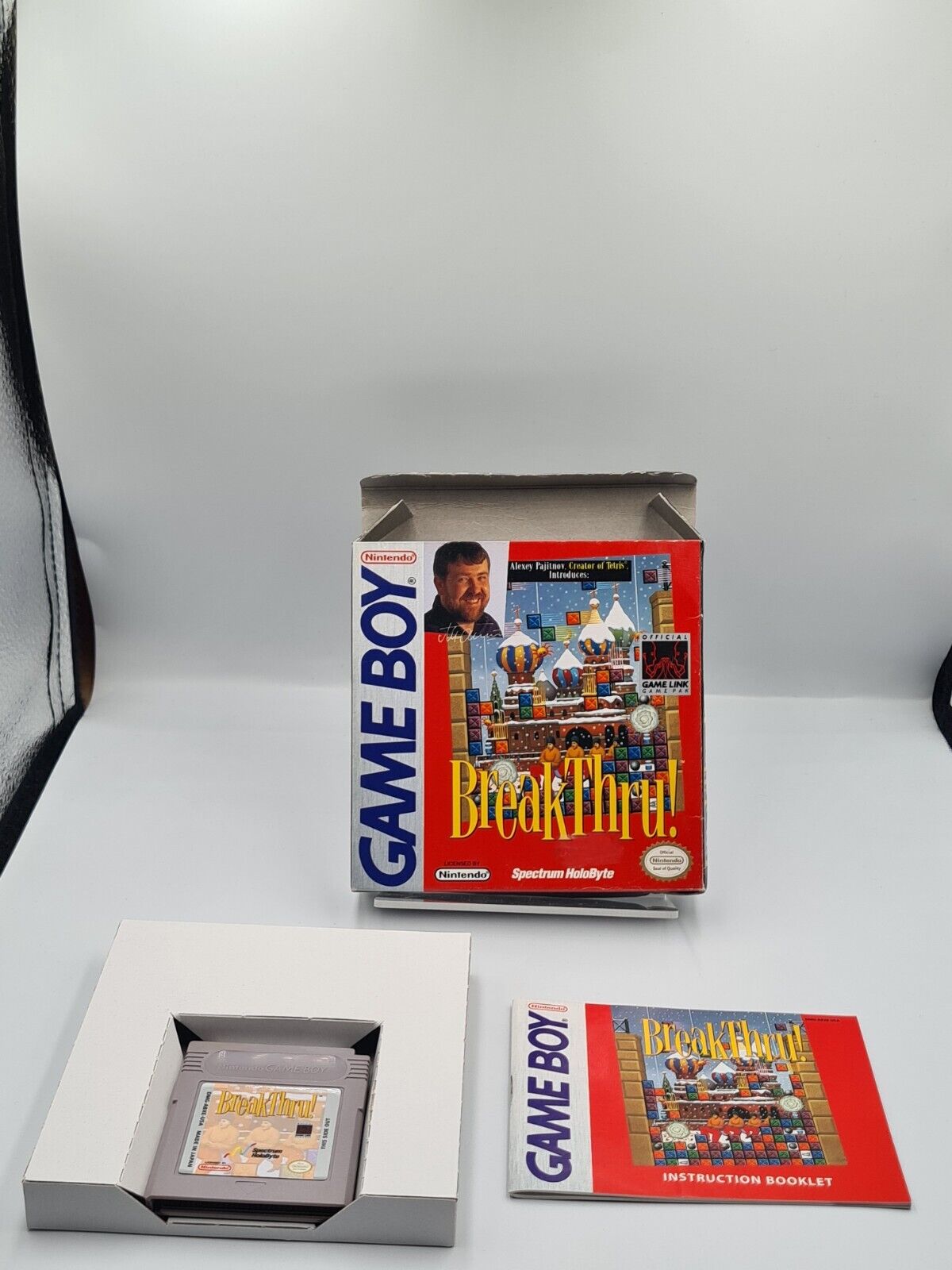 Nintendo Game Boy Classic BreakThru! mit OVP und Anleitung USA - T-Retro-Games 