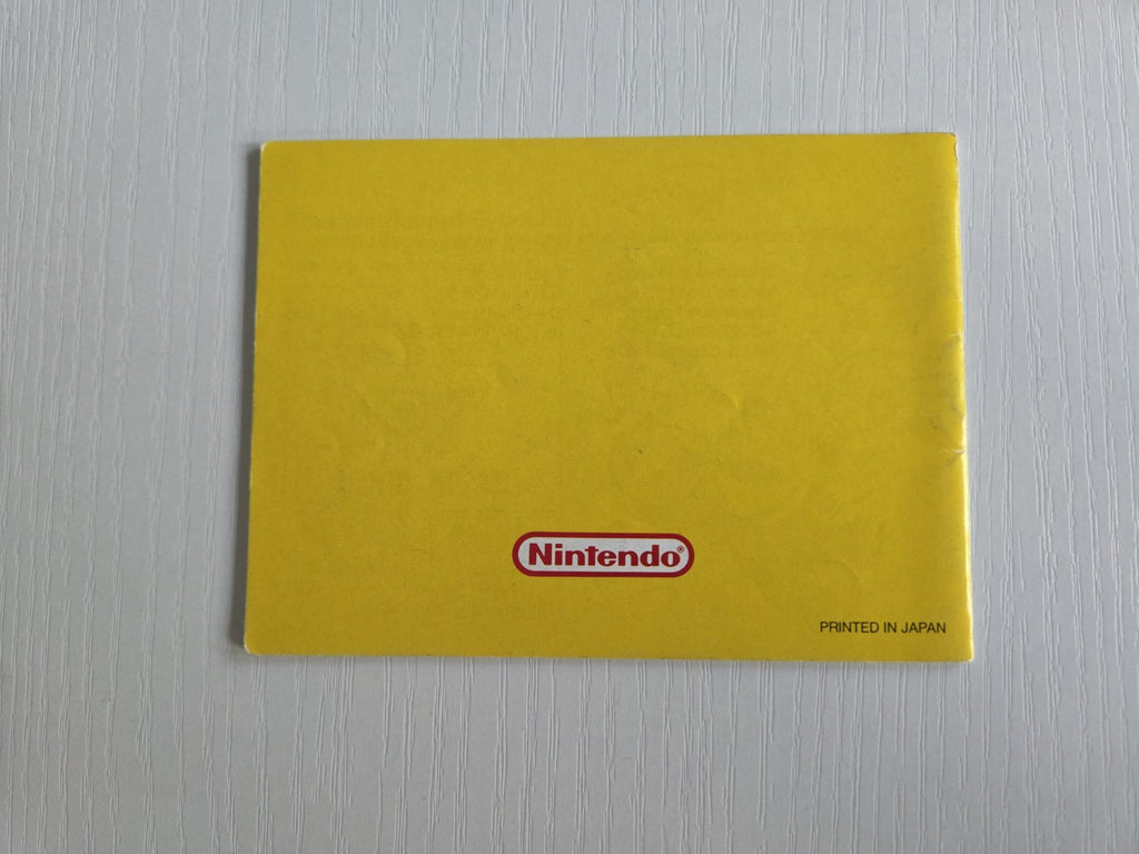 Game Boy Classic Mario & Yoshi Spielanleitung Instruction Booklet FRG