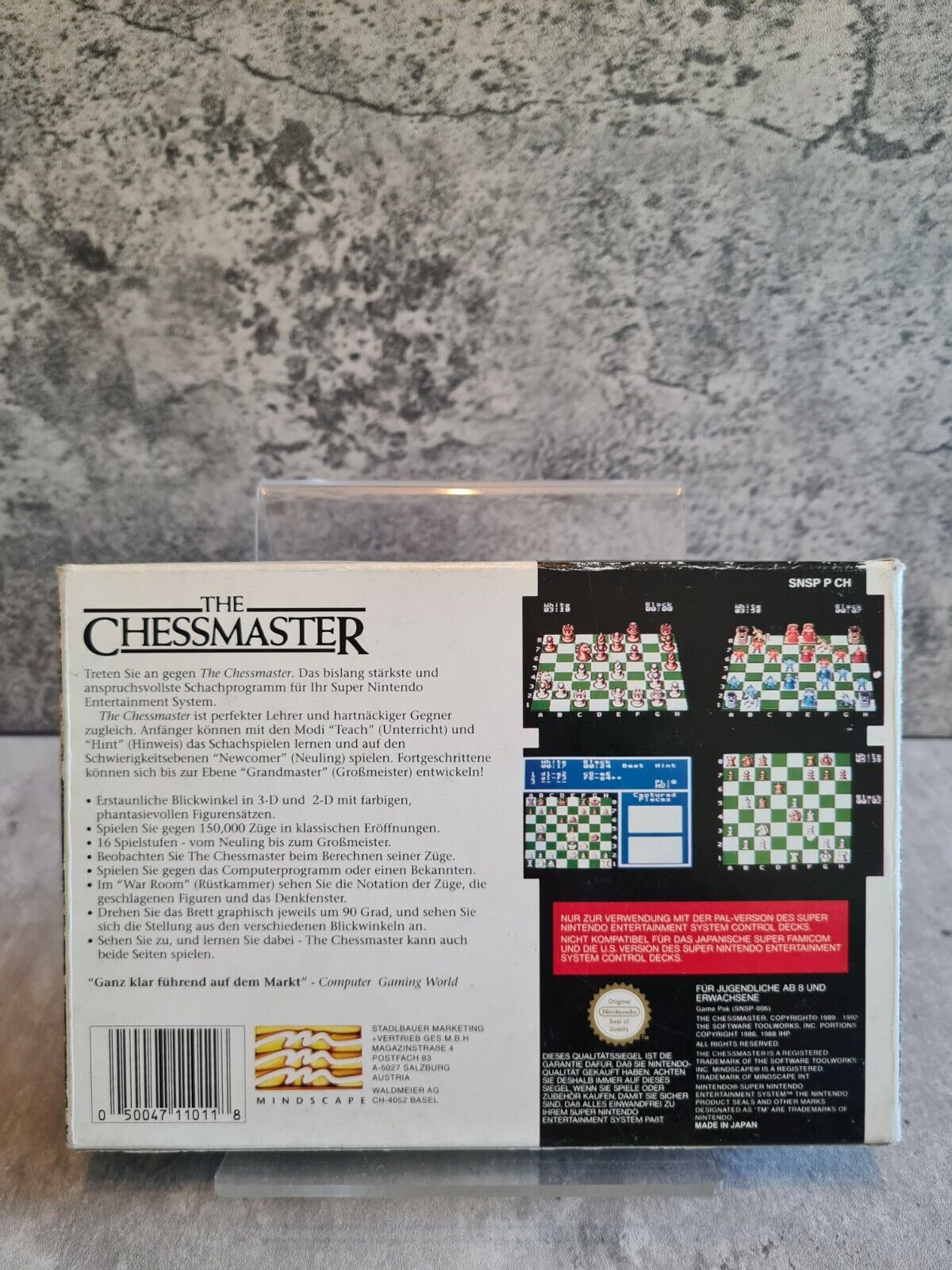SNES Super Nintendo The Chessmaster mit OVP und Anleitung FRG - T-Retro-Games 