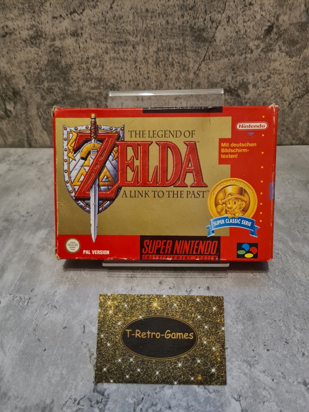 Super Nintendo The Legend of Zelda A Link to the Past mit OVP + Anleitung NOE - T-Retro-Games 