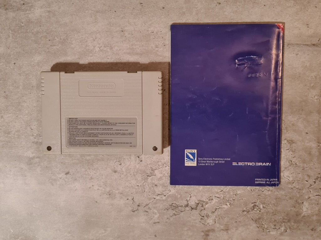 SNES Super Nintendo Vortex mit OVP und Anleitung EUR - T-Retro-Games 