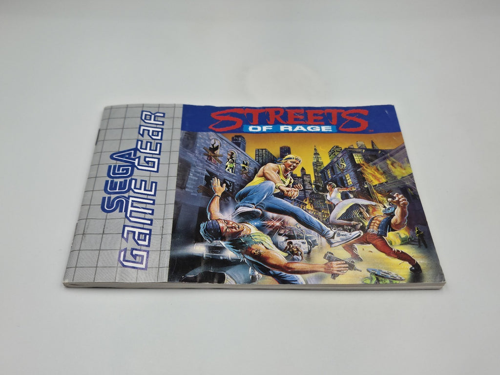 Sega Game Gear Spiel Streets of Rage mit OVP und Anleitung Multi Language 