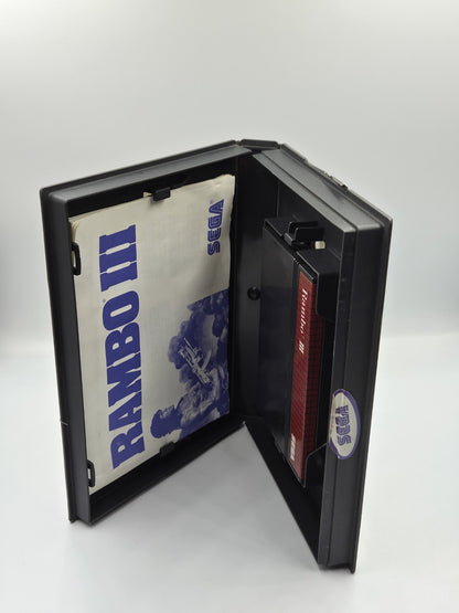 Sega Master System Spiel Rambo III mit OVP und Anleitung Multi Language 