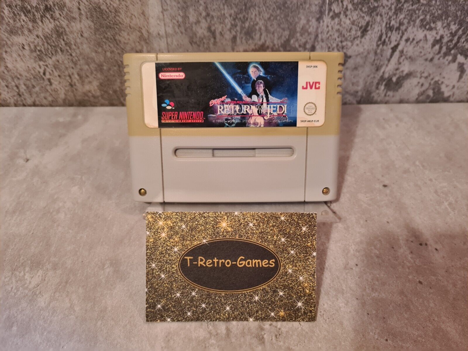 SNES Super Nintendo Super Star Wars Return of The Jedi Modul EUR - T-Retro-Games 
