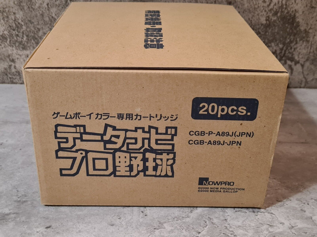 Game Boy Color Date Navi Pro Baseball New Old Stock Japan Shipping Box 20pcs. - T-Retro-Games 