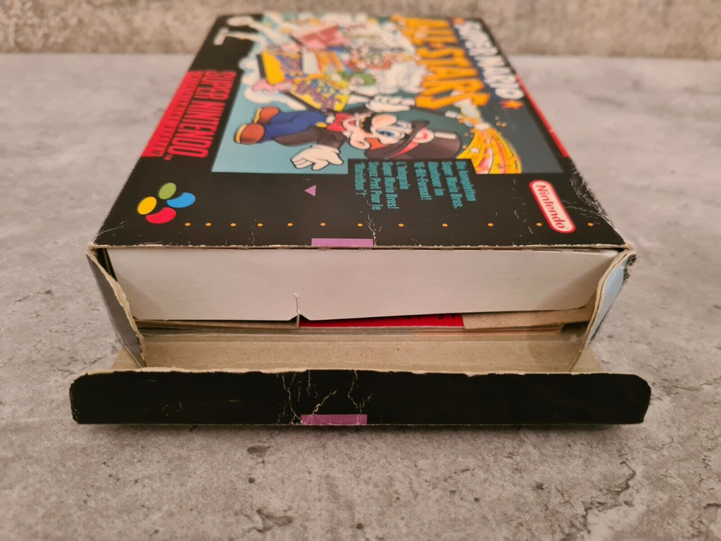 SNES Super Nintendo Super Mario Allstars mit OVP und Anleitung FRG - T-Retro-Games 