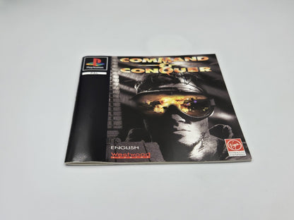 PS1 Playstation 1 Command & Conquer mit OVP und Anleitung Englisch 2 Discs 