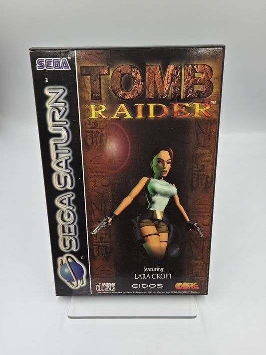 Sega Saturn Spiel Tomb Raider mit OVP und Anleitung Multi Language 