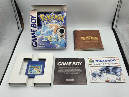 Nintendo Game Boy Pokemon Blue Version mit OVP und Anleitung EUR
