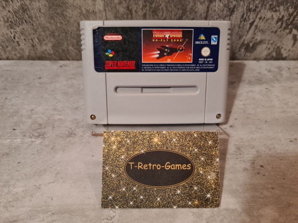 SNES Super Nintendo Turn and Burn No Fly Zone UKV Modul - T-Retro-Games 