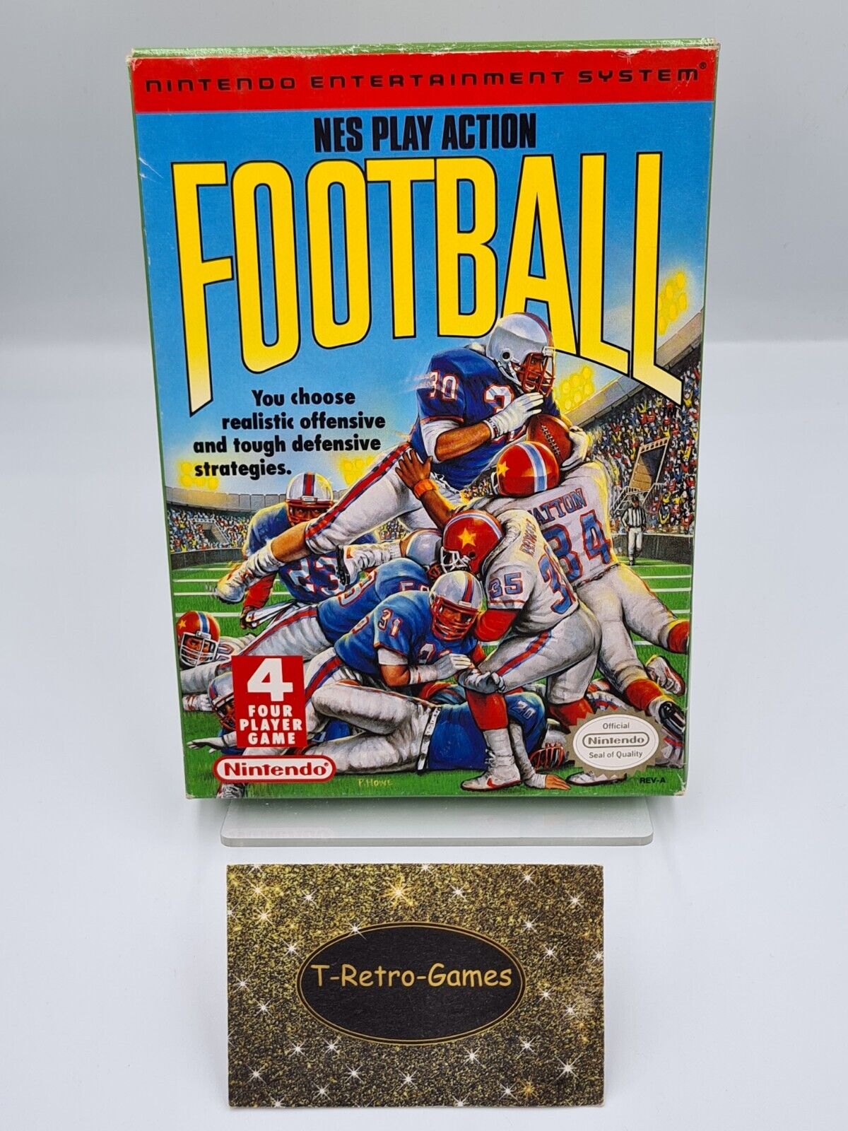 Nintendo NES NES Play Action Football mit OVP und Anleitung USA - T-Retro-Games 