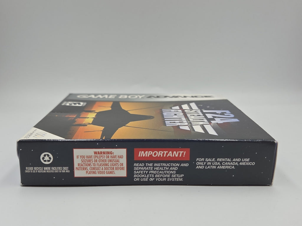 Game Boy Advance Spiel F24 Stealth Fighter mit OVP und Anleitung USA