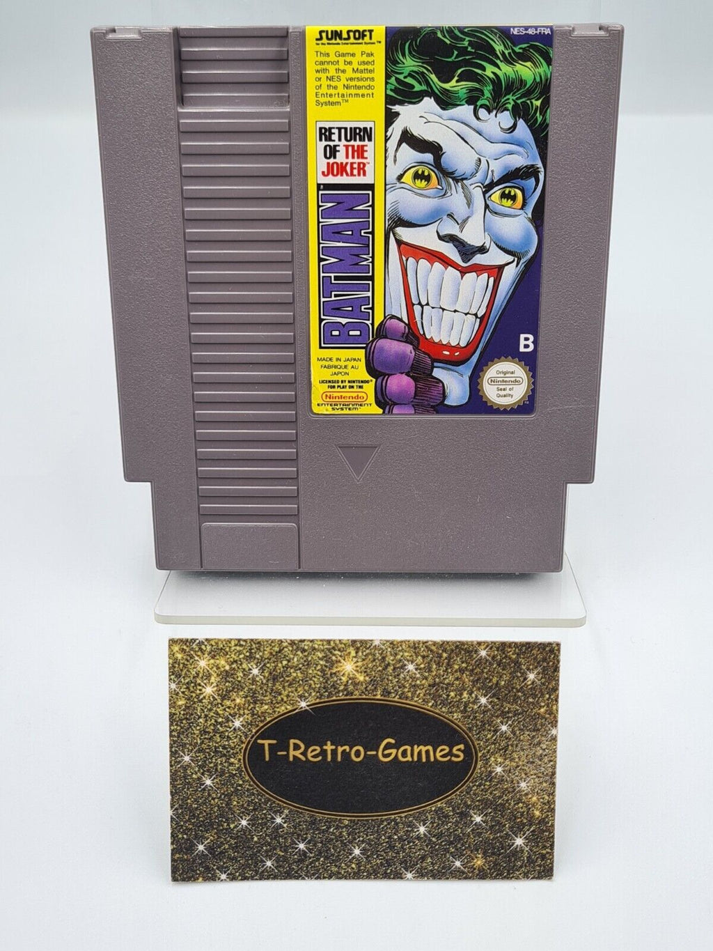 Nintendo NES Batman Return of The Joker Modul FRA - T-Retro-Games 