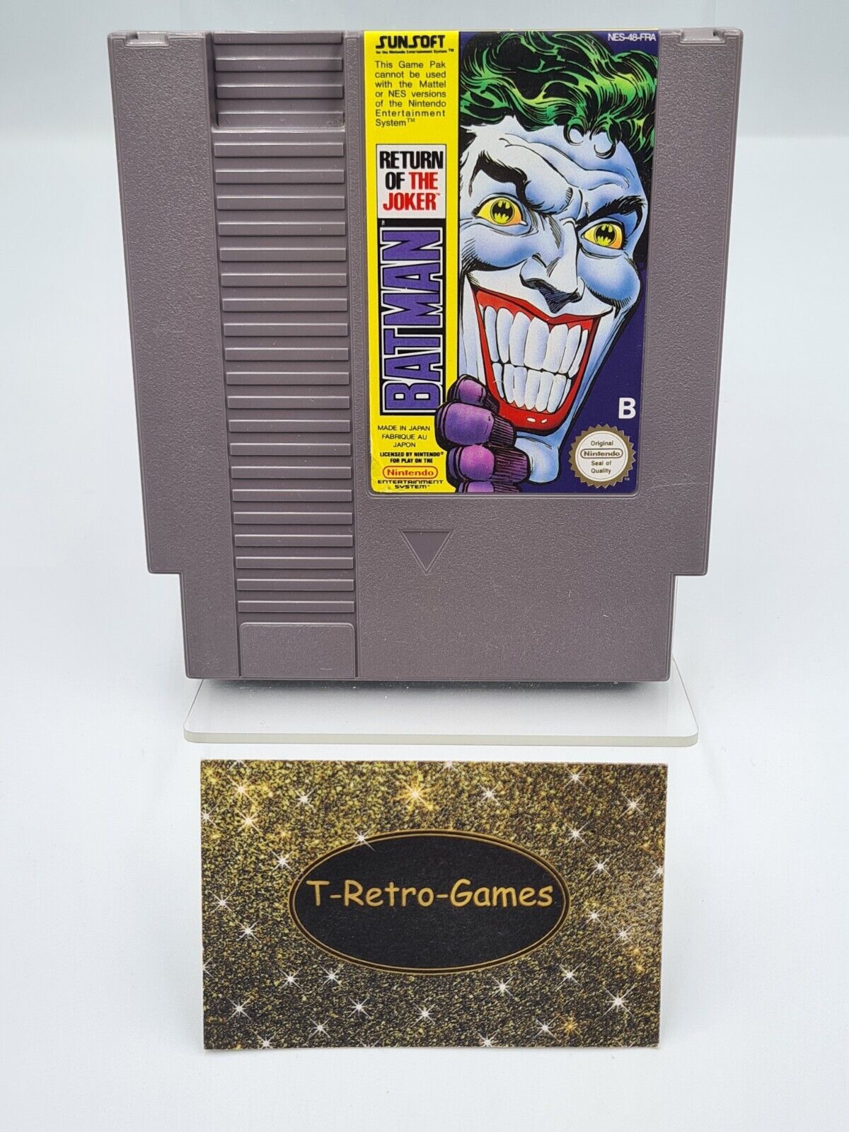 Nintendo NES Batman Return of The Joker Modul FRA - T-Retro-Games 