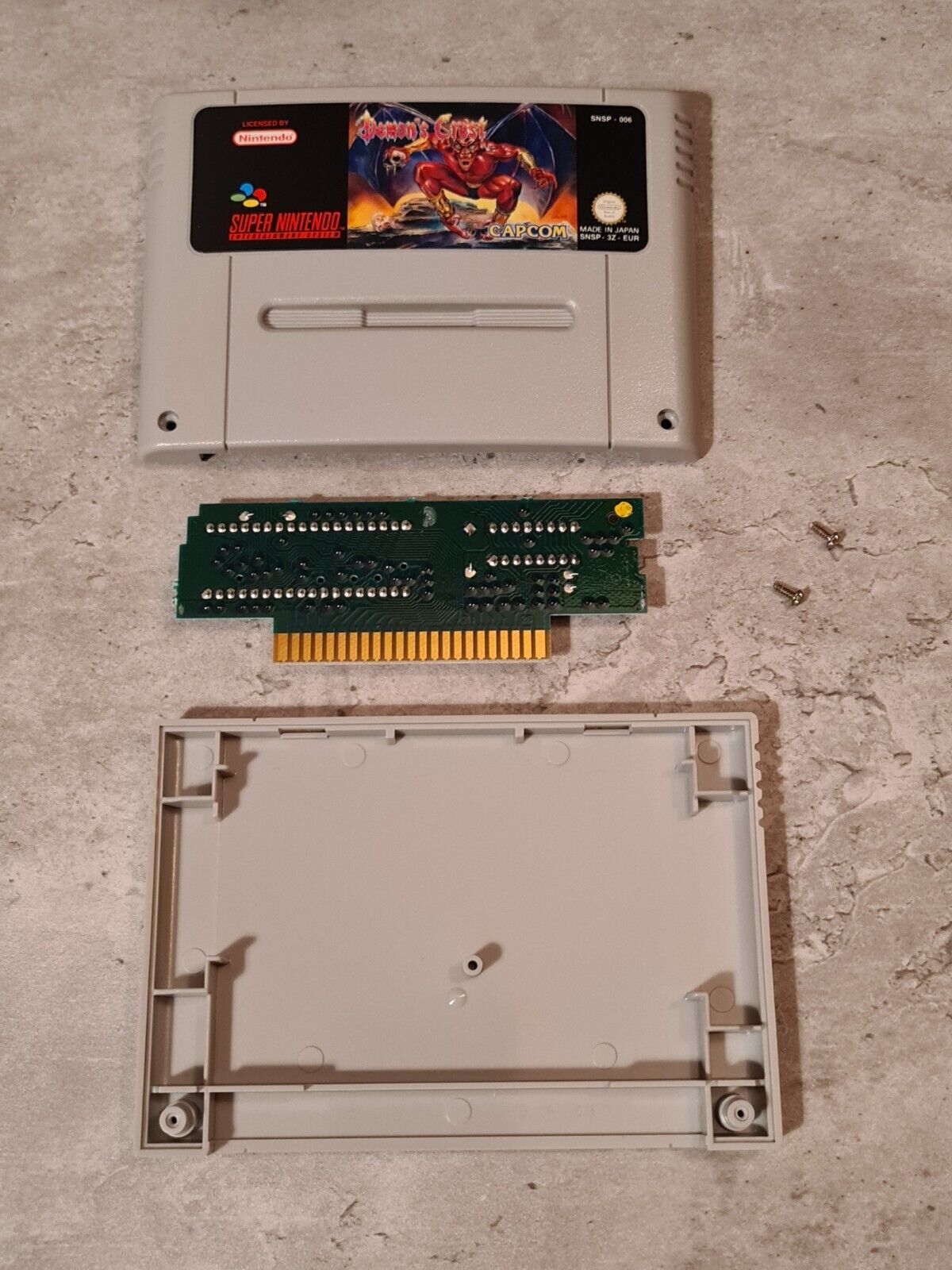 SNES Super Nintendo Demon's Crest mit OVP und Anleitung EUR - T-Retro-Games 