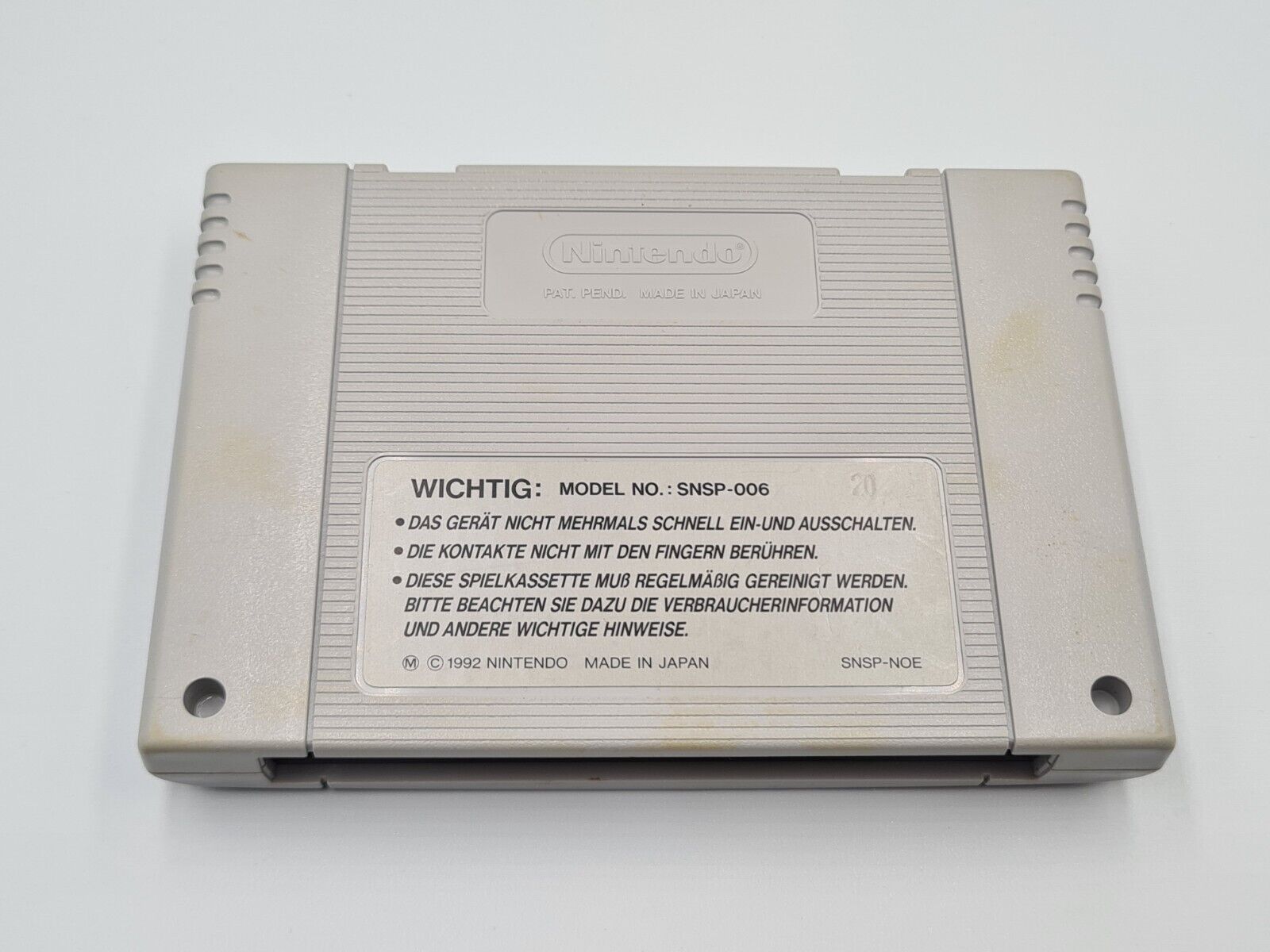 SNES Super Nintendo Kick Off mit OVP und Anleitung NOE - T-Retro-Games 