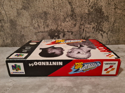 N64 Nintendo 64 International Superstar Soccer 98 mit OVP und Anleitung EUR - T-Retro-Games 