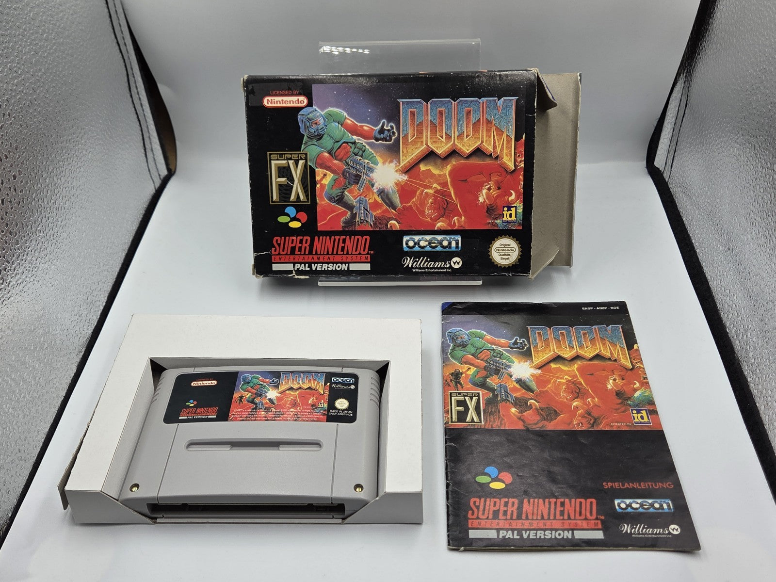 SNES Super Nintendo Doom mit OVP und Anleitung NOE - T-Retro-Games 
