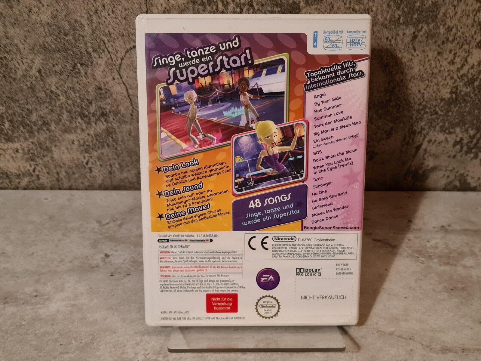 Nintendo Wii Boogie SuperStar mit OVP und Anleitung NOE - T-Retro-Games 