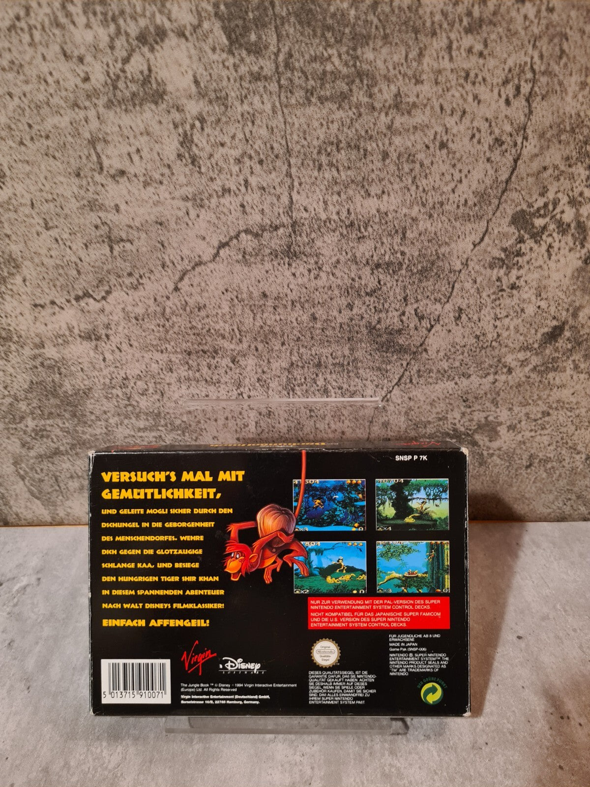 SNES Super Nintendo Disney Das Dschungelbuch mit OVP und Anleitung NOE