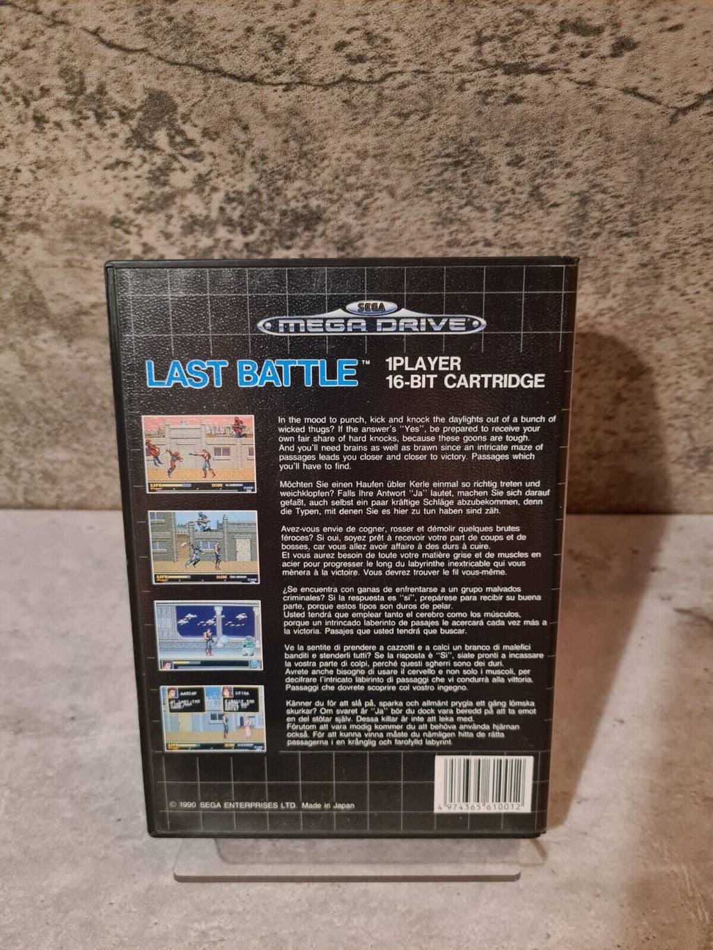 Sega Mega Drive Spiel Last Battle mit OVP und Anleitung Multi Language - T-Retro-Games 