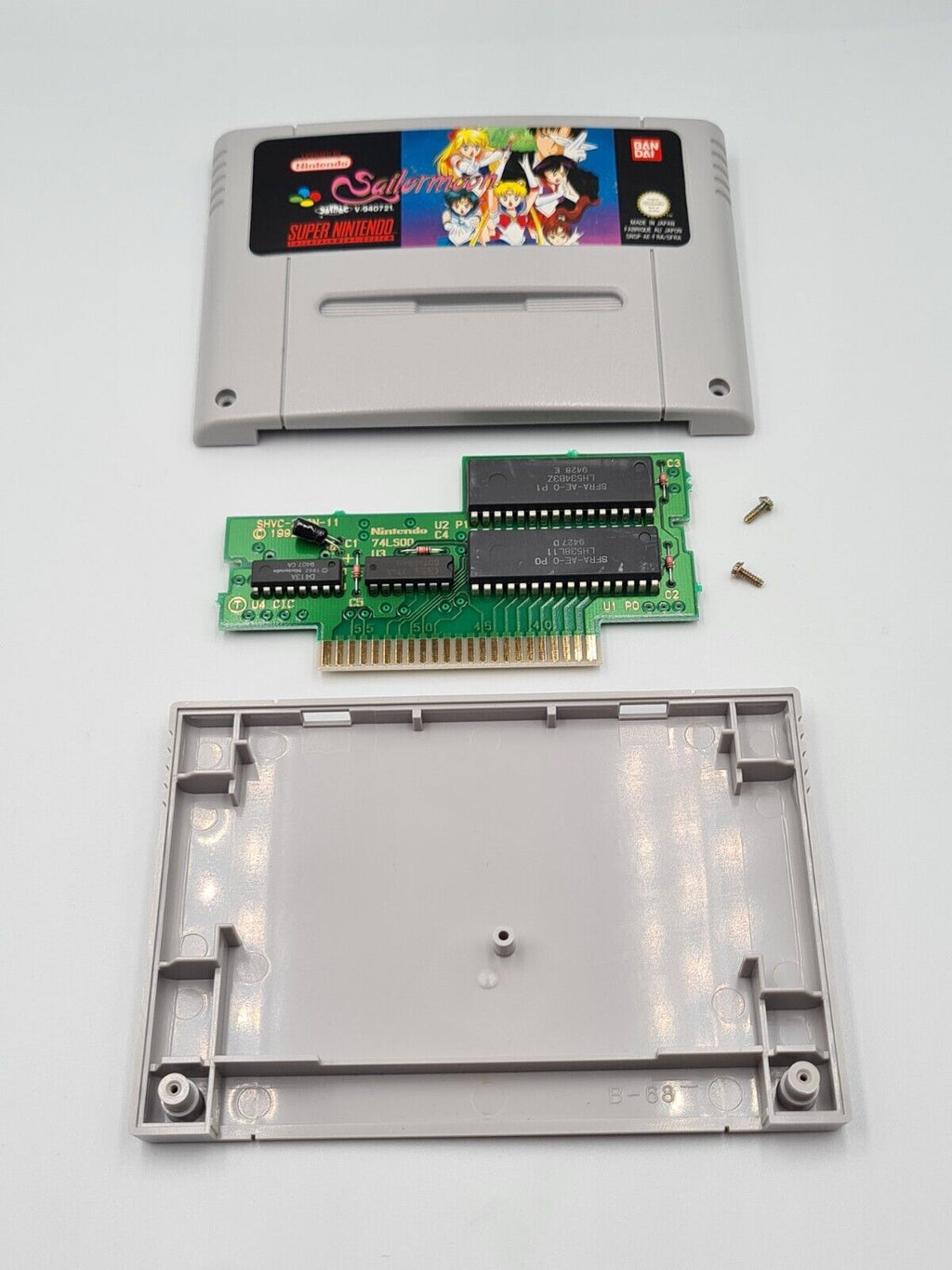 SNES Super Nintendo Sailor Moon mit OVP und Anleitung FRA/SFRA - T-Retro-Games 