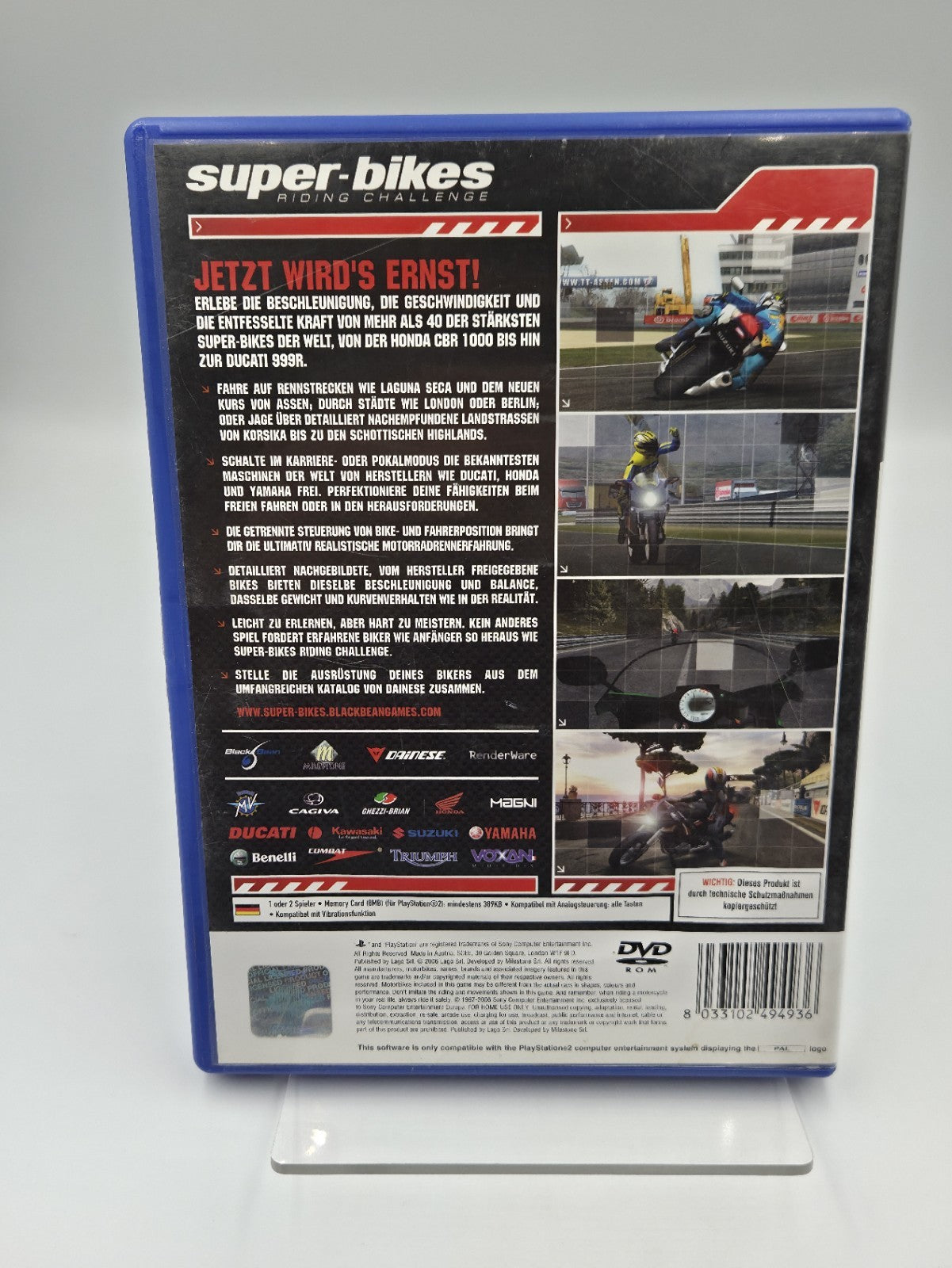 PS2 Playstation 2 Spiel Super-Bikes Riding Challenge + OVP und Anleitung Deutsch