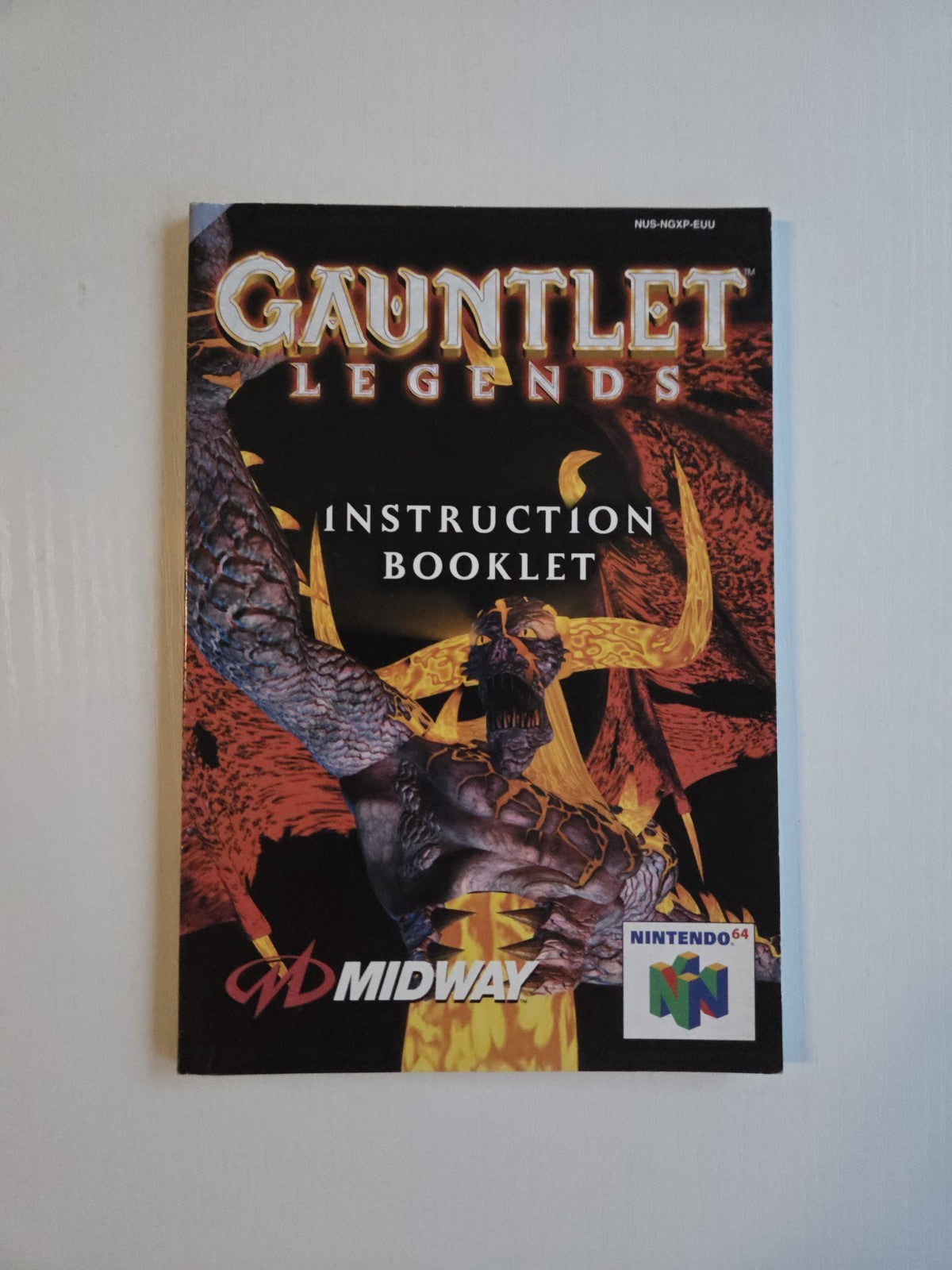 N64 Nintendo 64 Gauntlet Legends Spielanleitung Instruction Booklet EUU