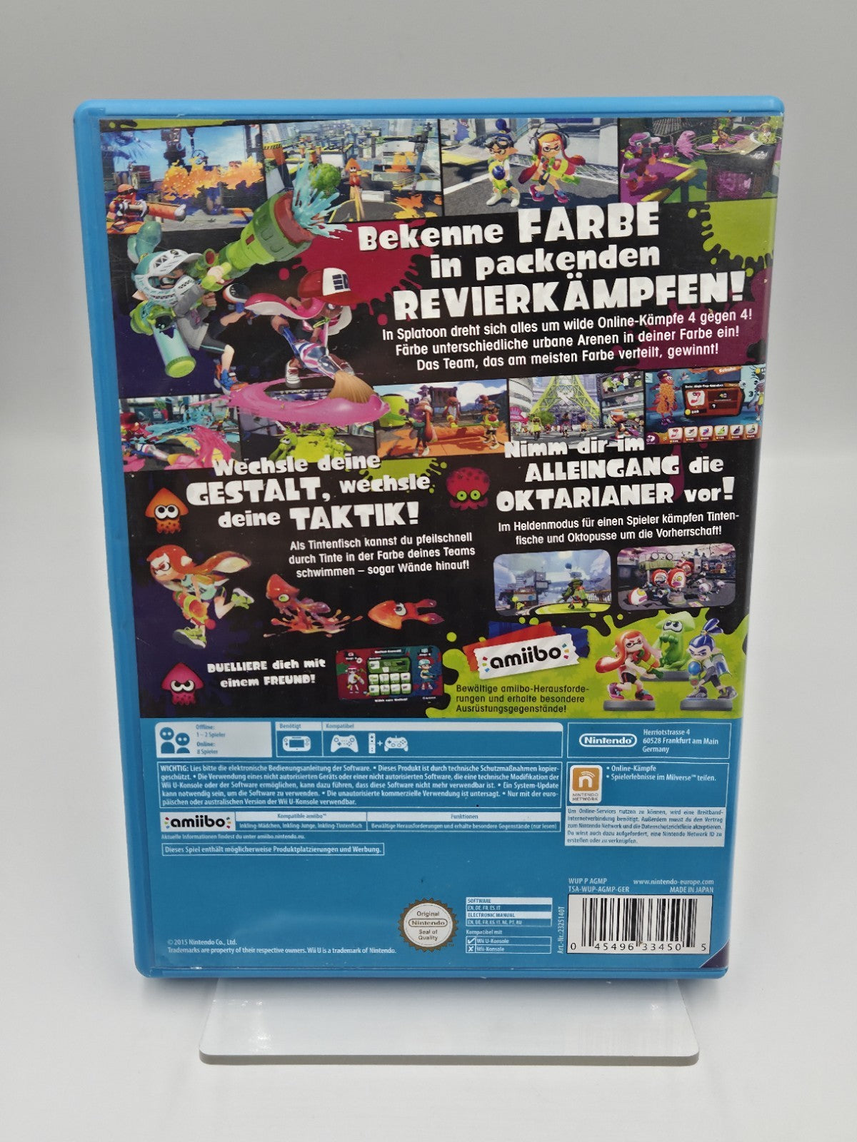 Nintendo Wii U Spiel Splatoon OVP