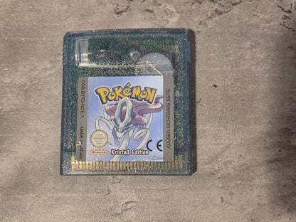 Nintendo Game Boy Color Pokemon Kristall Edition mit OVP und Anleitung NOE