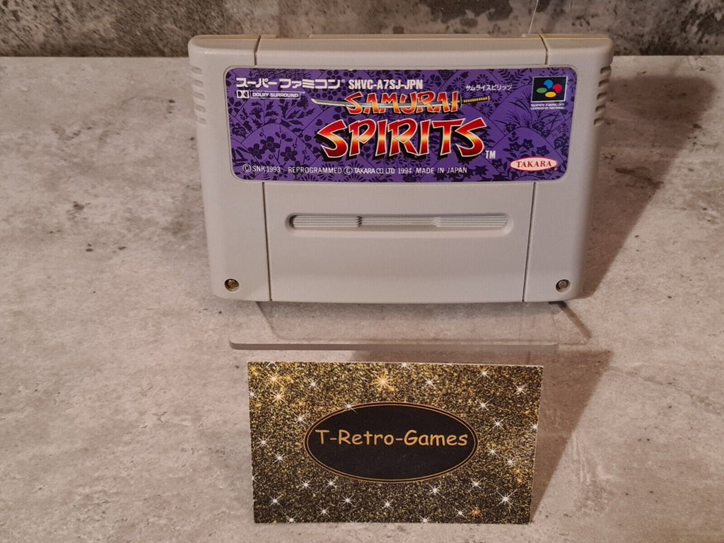 SFC Super Famicom NTSC-J Samurai Spirits Modul Japan - T-Retro-Games 
