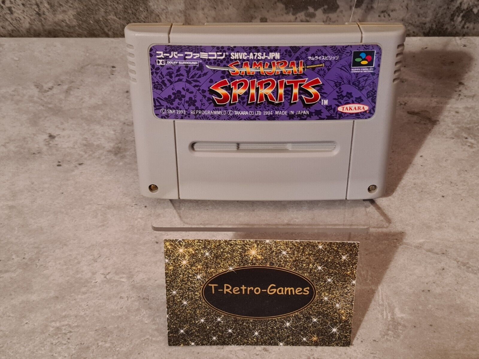 SFC Super Famicom NTSC-J Samurai Spirits Modul Japan - T-Retro-Games 