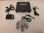 N64 Nintendo 64 Konsole Console mit Controller + Kabeln PAL Schwarz Black