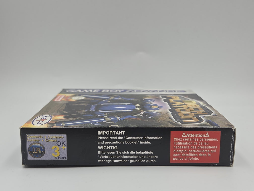 Nintendo Game Boy Advance Spiel Mech Platoon mit OVP und Anleitung EUR